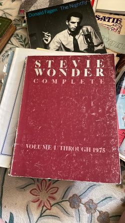 Vintage piano music books