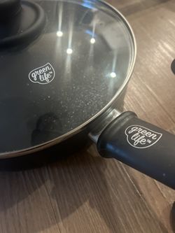 Green Life Pots & Pans Set with Utensils for Sale in Los Angeles