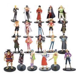 One Piece Action Figure Lot of 21 Pcs Action Figures