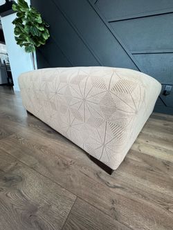 Abstract Design Large Cocktail Square Ottoman!!