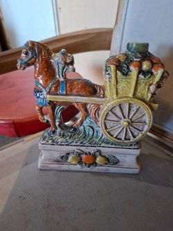 Collectible white  wine decanter from Italy