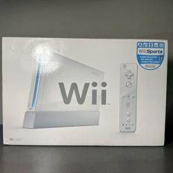 Nintendo Wii In Box 