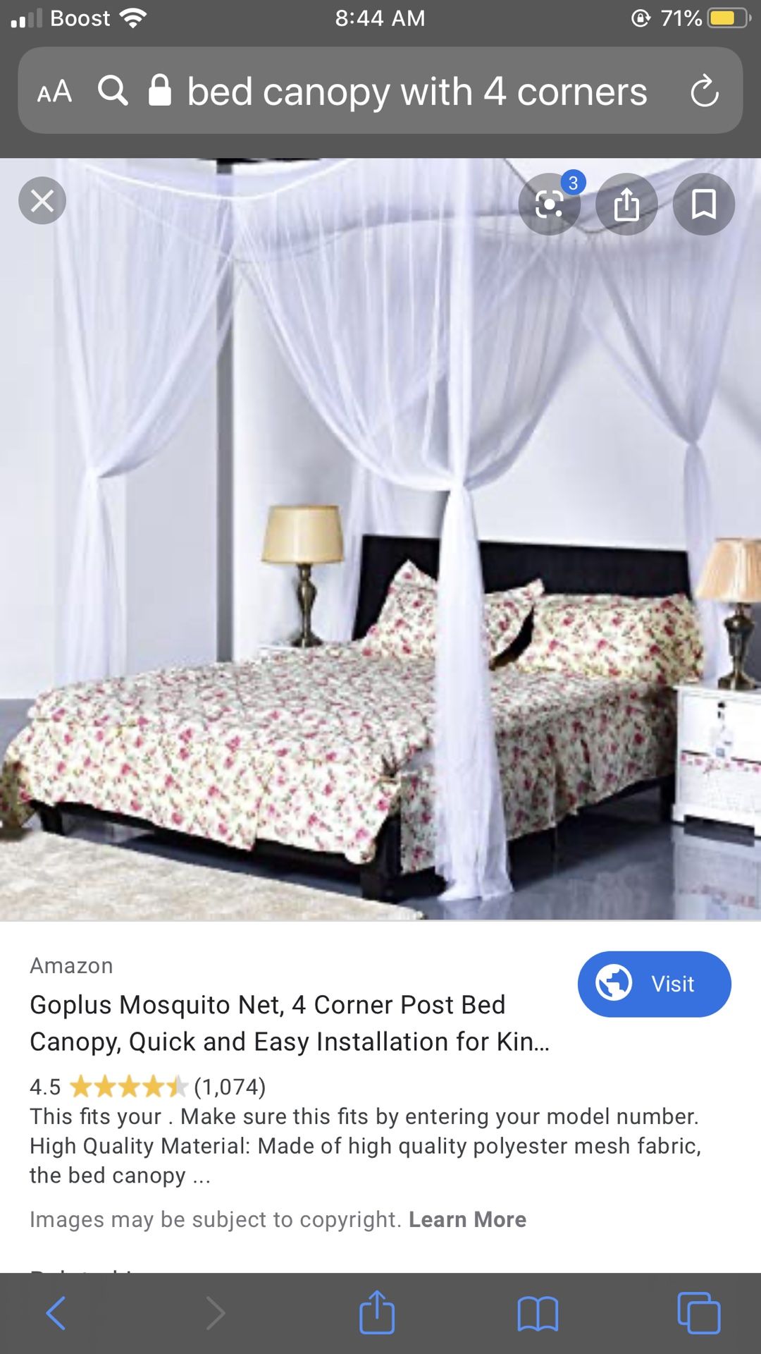 Bed canopy