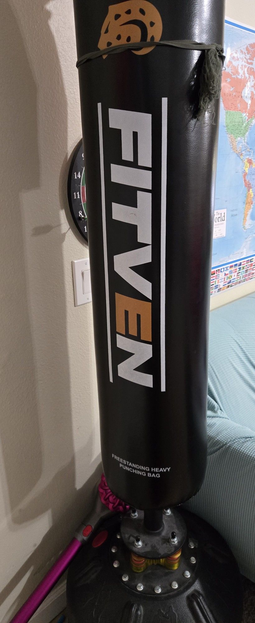 Fitven FITVEN Freestanding Punching Bag with Suction Cup Base for Adult Kids - Men Stand Kickboxing Bag