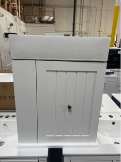 New assembled. 20" Bathroom Vanity with Sink, Wall-Mounted Single Basin Vanity Set with One Drawer