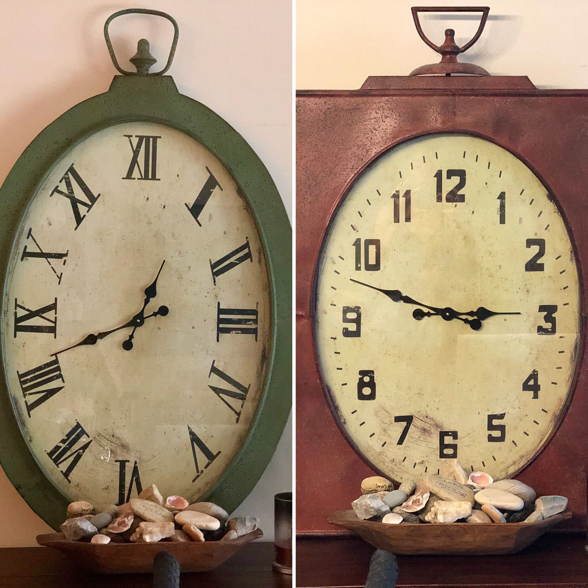 Large clocks 30+” tall