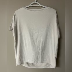 Lululemon Back In Action White Nulu T Shirt
