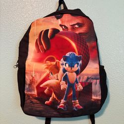Sonic the hedgehog backpack