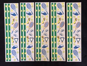 Creative Memories Tennis Scrapbook Stickers
