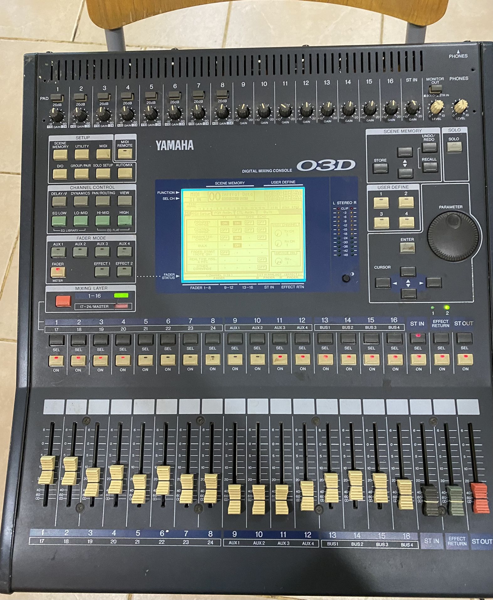 Yamaha O3D Digital mixing console