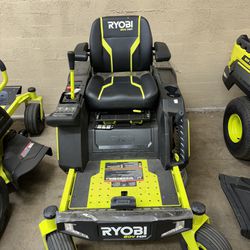 Ryobi Brushless 80v 30 In Electric Zero Turn Riding Mower With Batteries And Charger