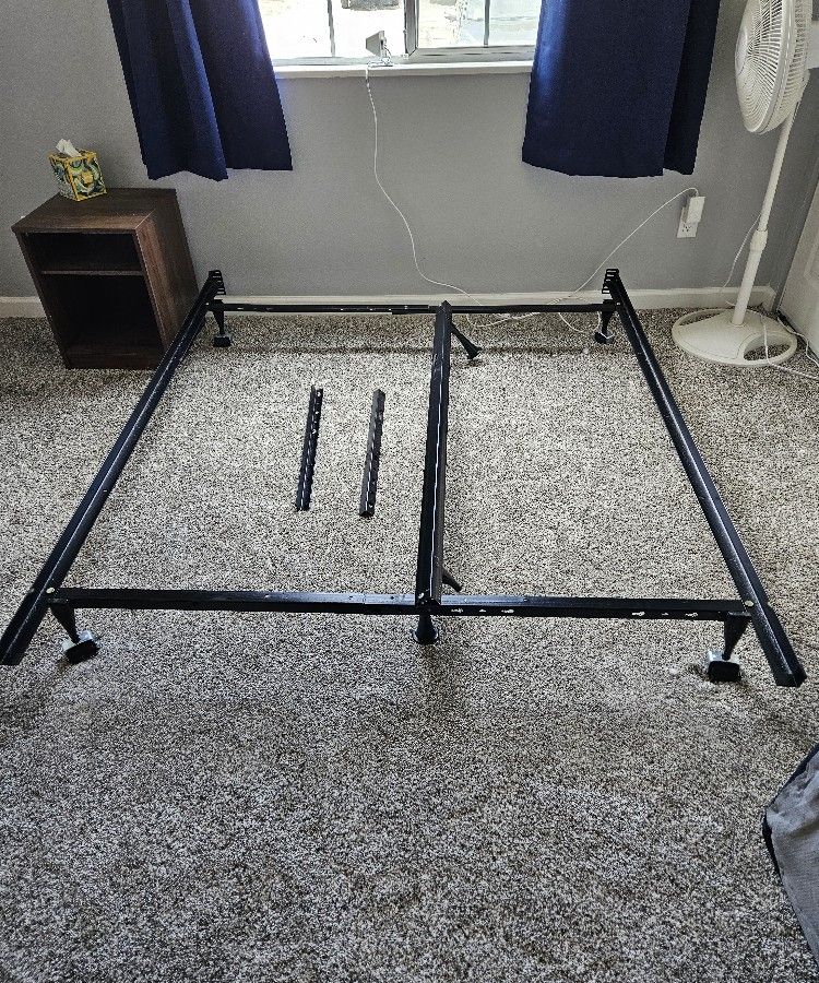 Queen Box Spring With Adjustable Frame