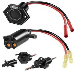 Trolling Motor Power Receptacle & Plug Set 12V 24V 36V