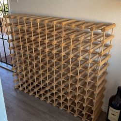 120-Bottle Solid Wood Wine Rack – Sturdy & Stylish