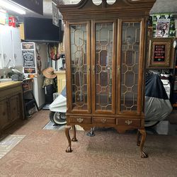 China Cabinet Queen Type Antique 