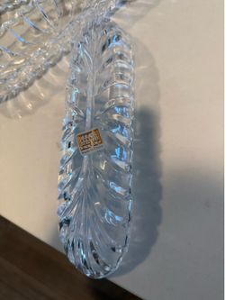 CRYSTAL RELISH DISHES