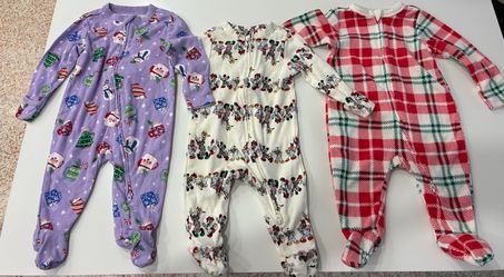 3 pijamas de bebé de 3 a 6 meses