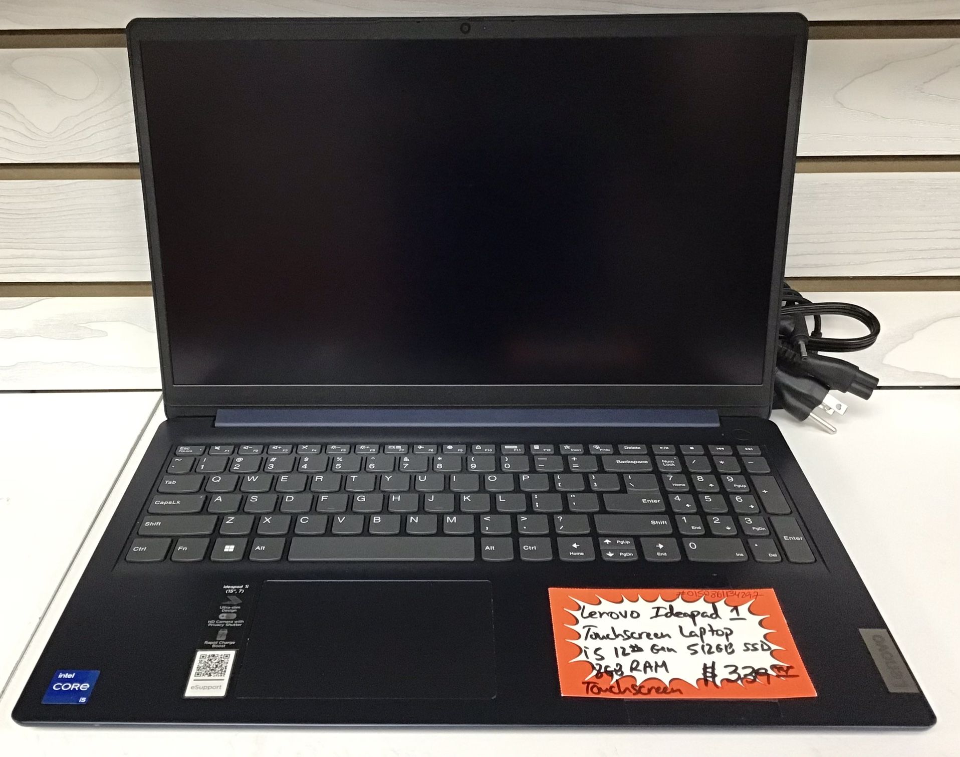 Lenovo Ideapad 1 Touchscreen Laptop i5 12th Gen 512GB SSD 8GB RAM