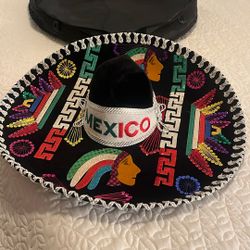 Sombrero Charro O De Mariachi Mexicano Con Bolsa De Transporte , Nuevo Nuncanusado