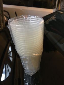 Disposable cups 16 pcs 16 oz $1 per pack and $2 for the 48 in a pack