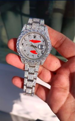 Iced out watch