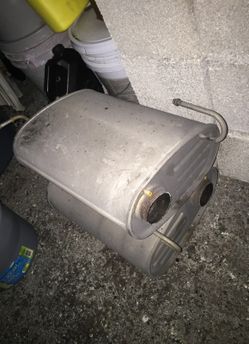 2014 Mustang GT stock mufflers