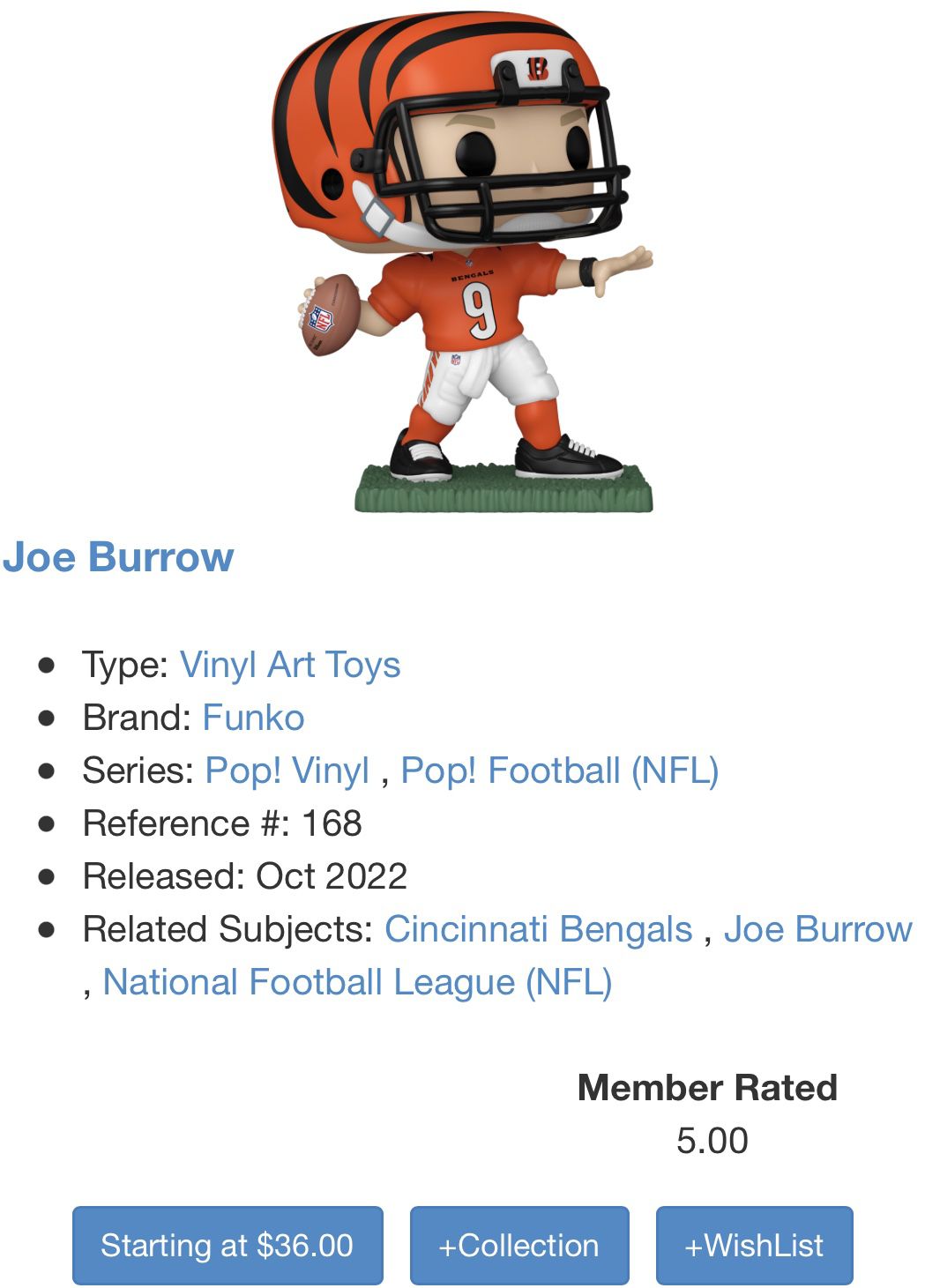 joe burrow pop