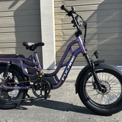 FUCARE Limited Edition Libra 20” Dual Suspensions 750 Watt Fat Tire Electric Bike In Purple