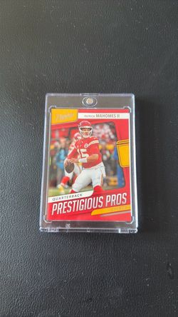 Patrick Mahomes II Panini Prestige Prestigious Pros Card