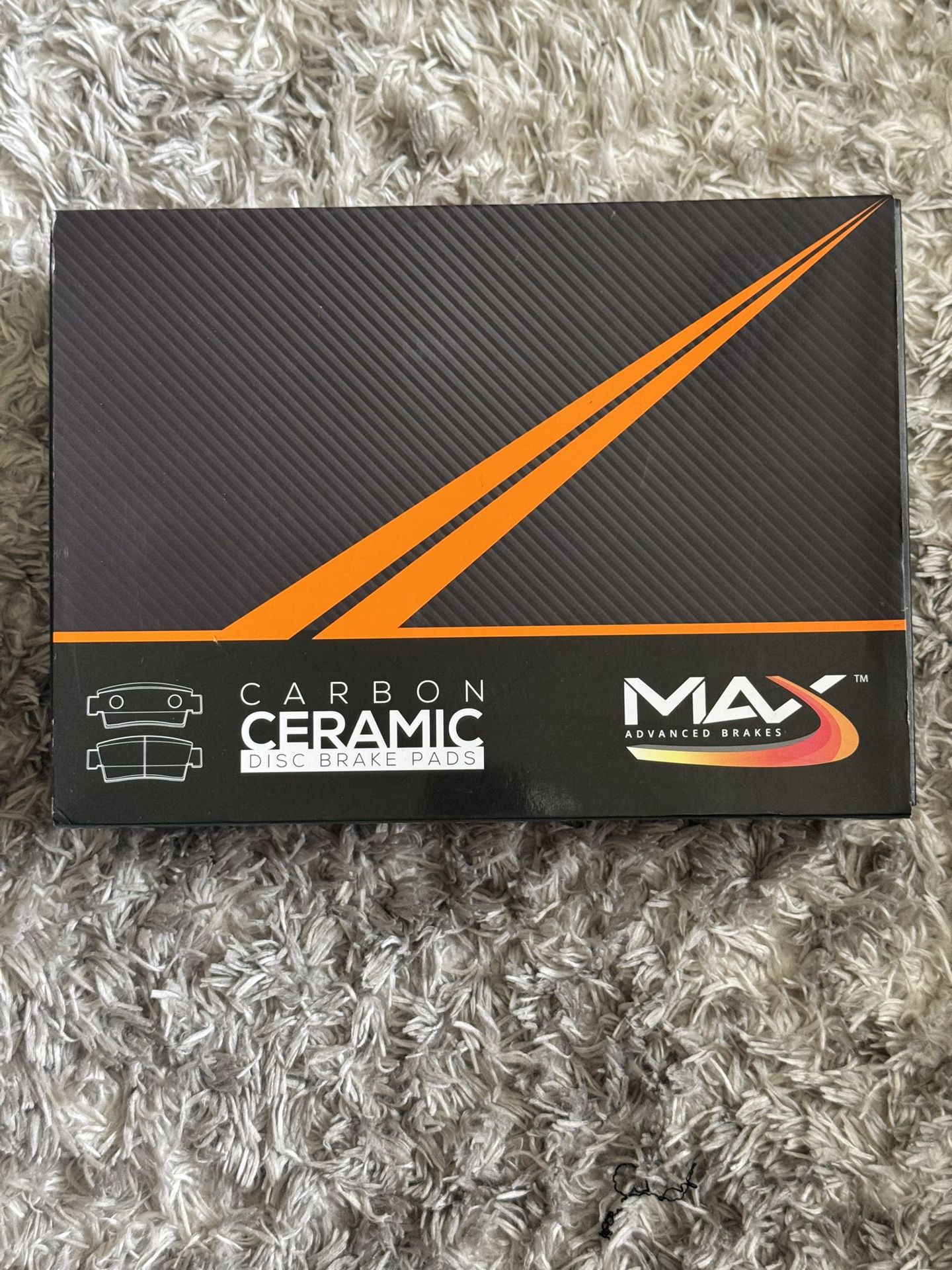 Carbon ceramic disc brake pads.