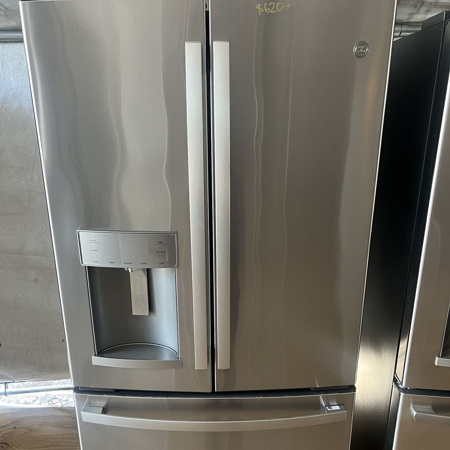 Ge French Door Refrigerator   60 day warranty/ Located at:📍5415 Carmack Rd Tampa Fl 33610📍 