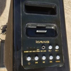 iCraig CHT907 Tower Stereo System Works Sounds Good!