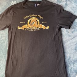 black metro goldwyn mayer lion shirt