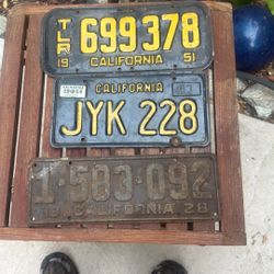 Old License Plates