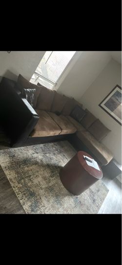 Brown Sectional