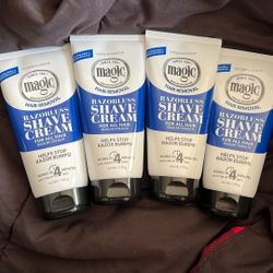 Magic Razorless Hair Removal Cream, All 4 For $12