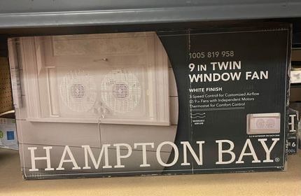 Hampton Bay 9” Twin Window Fan