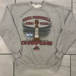 Vintage 2005 Ohio State Crewneck Sweater Men’s Large College Championship New
