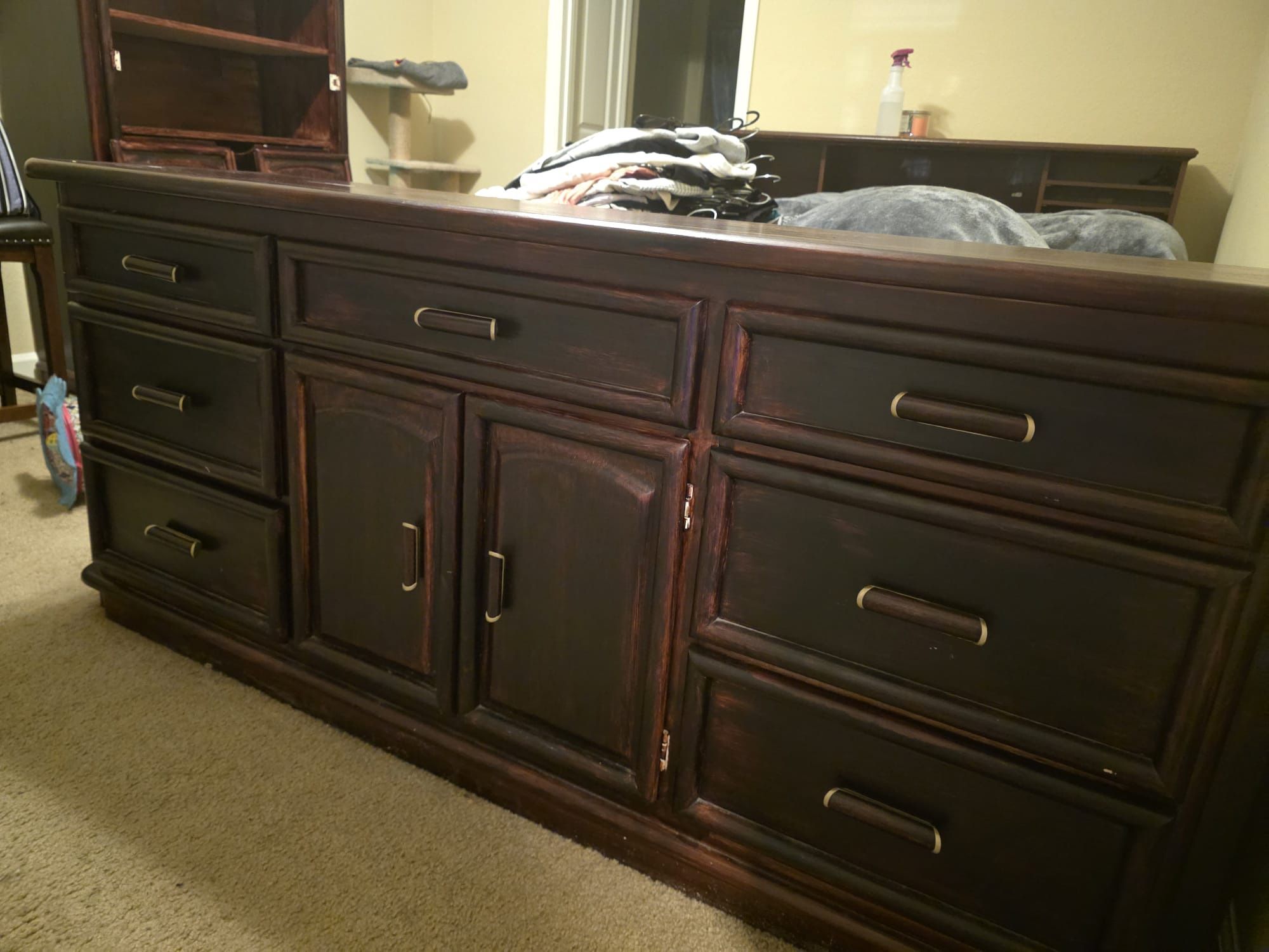 3pc Wood Bed Set