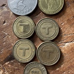 Each/ MBTA Wonderland/NH Hiway Tokens 