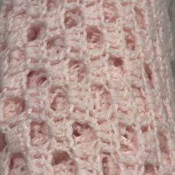 Hand Made Pink Baby Blanket 