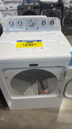 Maytag 7.0 cuft dryer with moisture sensing MSRP: $1499