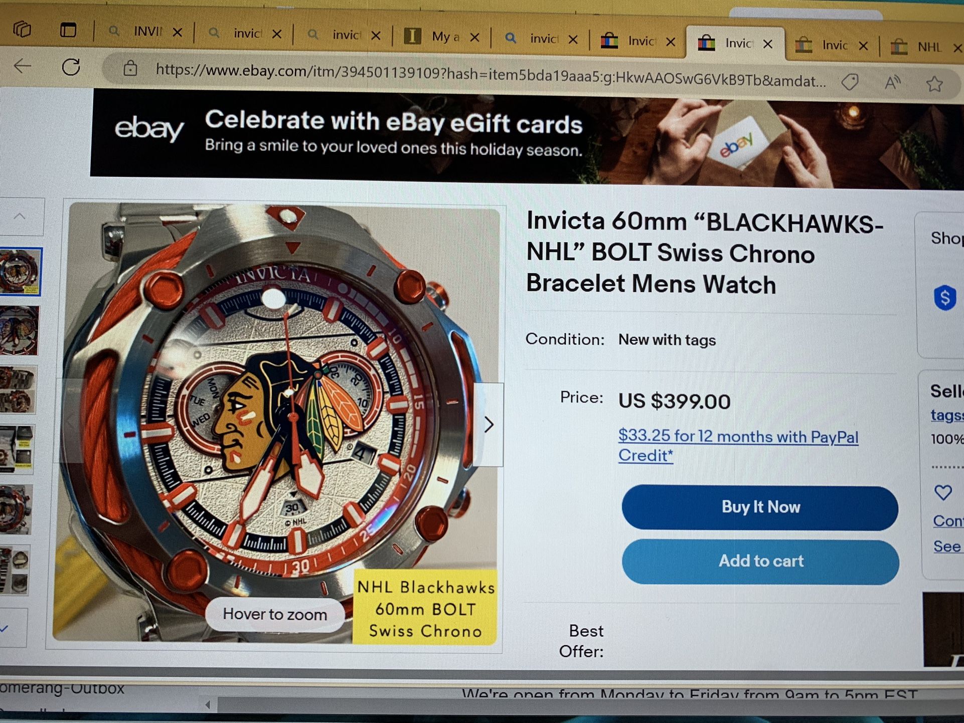 Jason Taylor 60mm Invicta Watches INVICTA NHL NY RANGERS SWISS