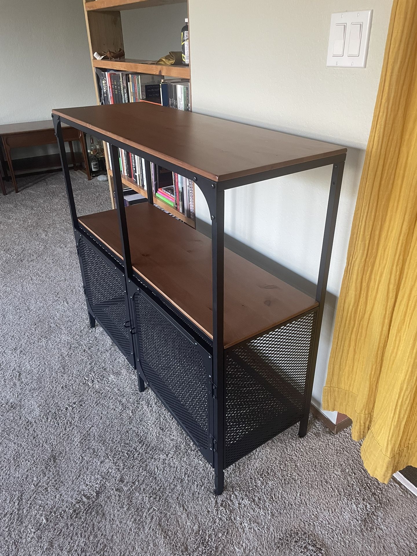 FJÄLLBO Ikea Metal Wood Side Board Shelf Unit for Sale in Seattle, WA