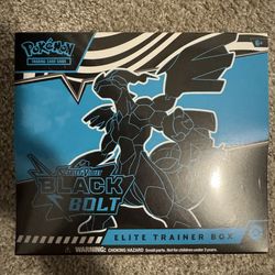 Pokemon Blac Bolt Elite Trainer Box (ETB) - sealed