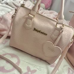baby pink juicy purse / side bag or hand hang bag