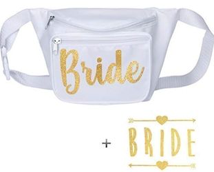 Bachelorette Party Bride Squad Fanny Pack with Bride Tattoo
