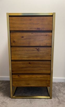CB2 Curious Acacia Chiffonier Jewelry Storage and Dresser