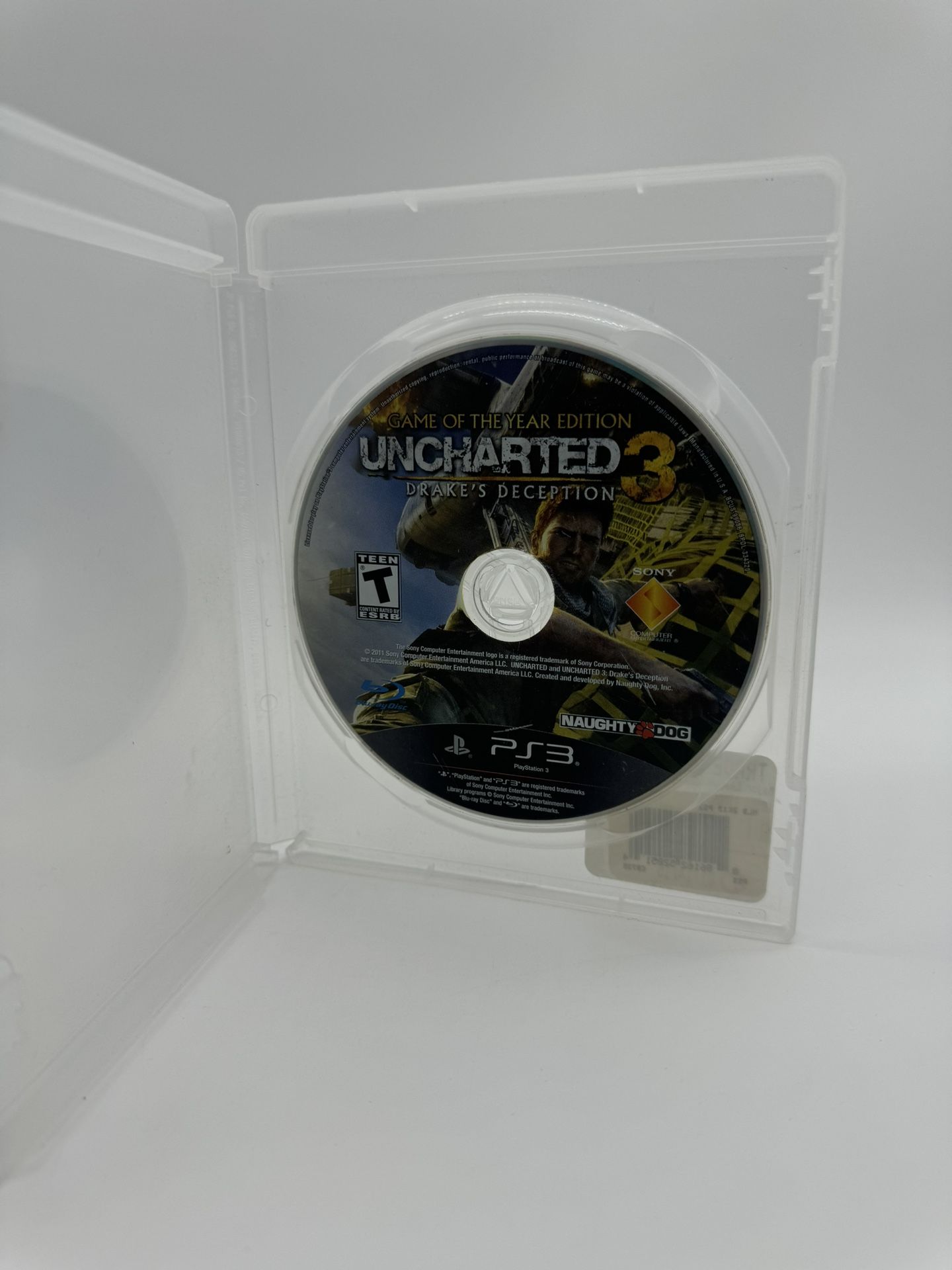 Uncharted 3 Drake's Deception (PlayStation 3 PS3) Disc Only Tested