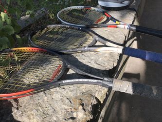 Very nice collection of men’s tennis rackets for sale! Reduced April 2021